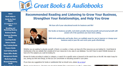Desktop Screenshot of greatbooksandaudiobooks.com