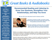 Tablet Screenshot of greatbooksandaudiobooks.com